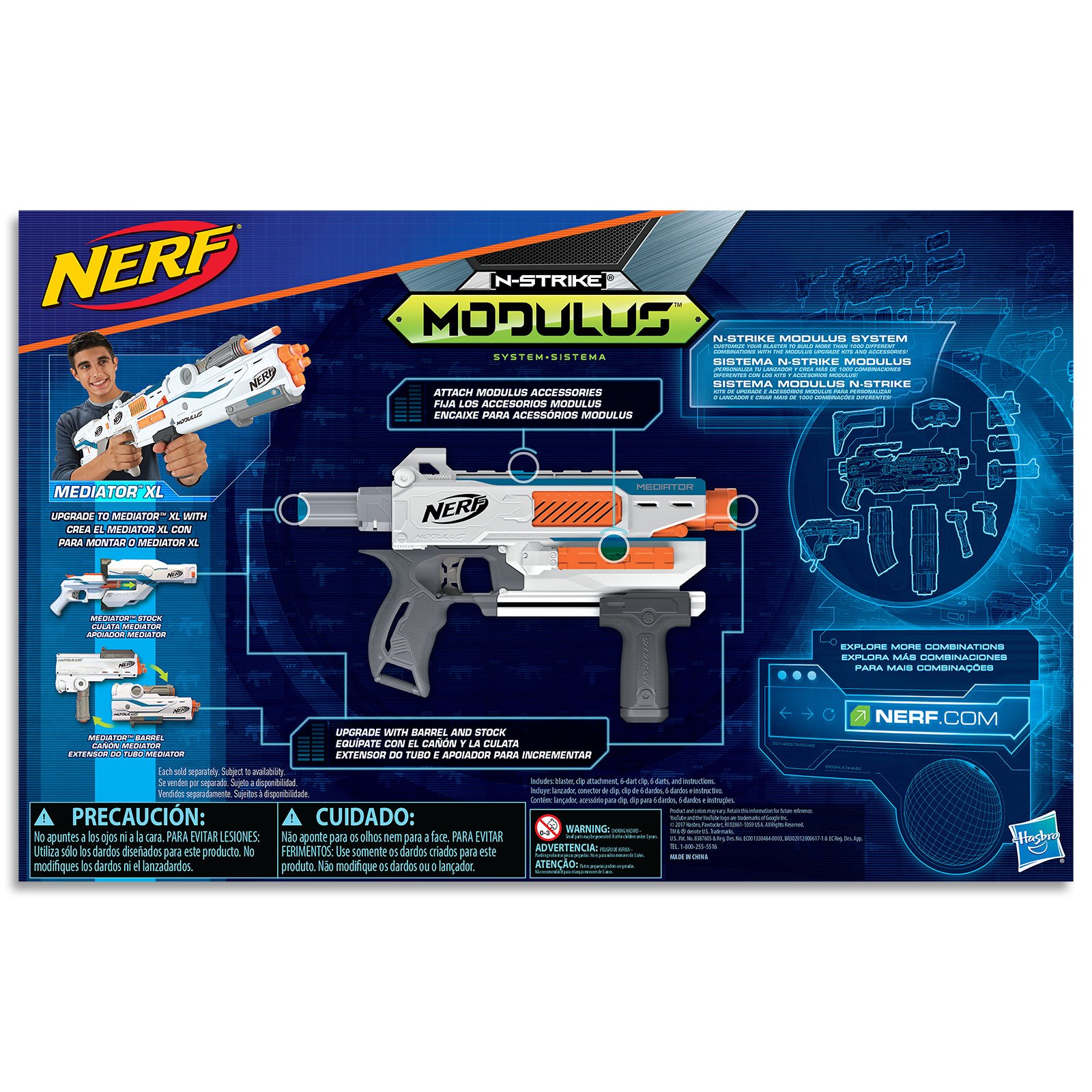 Lança Dardo Nerf Modulus Mediator Nerf Multicor | Amazon.com.br
